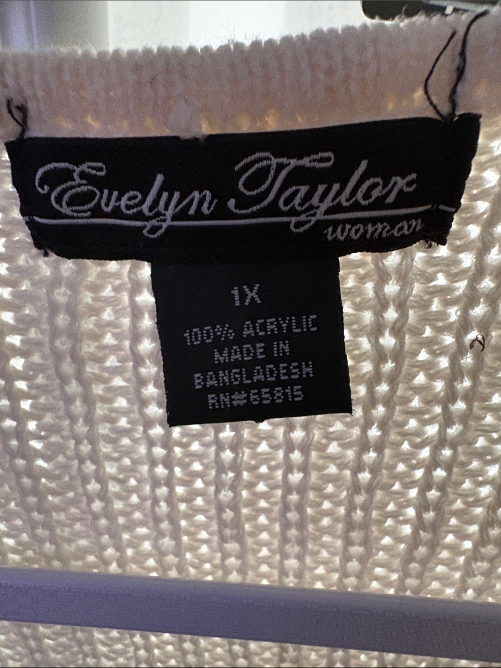 Evelyn Taylor Open-Front Striped Knit Cardigan - Multi Color - Picture 2 of 5